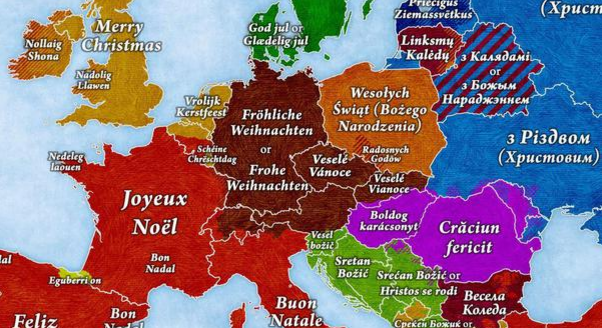 Cum se urează „Crăciun fericit!” în fiecare ţară din Europa