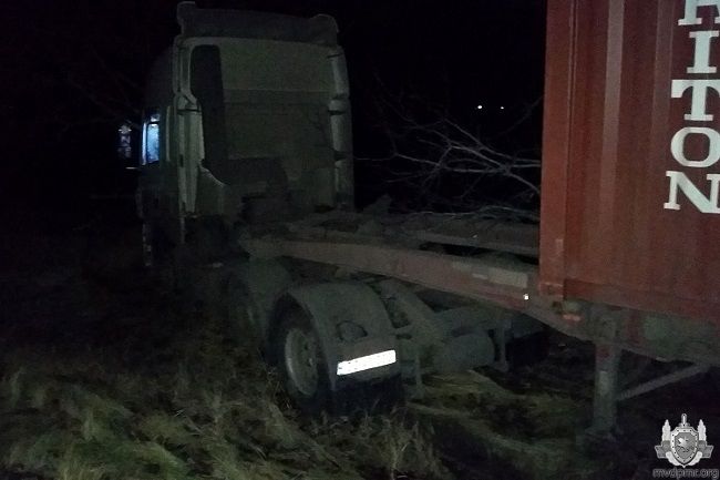 В Слободзейском районе фура врезалась в дерево