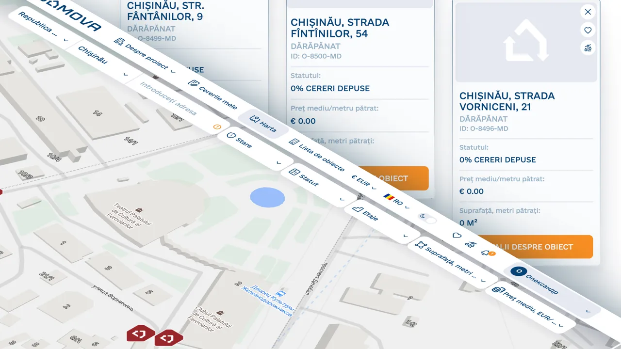 Domova în Chișinău: Aflați prețul apartamentului în 3 secunde și vindeți clădirea veche la un preț mai avantajos