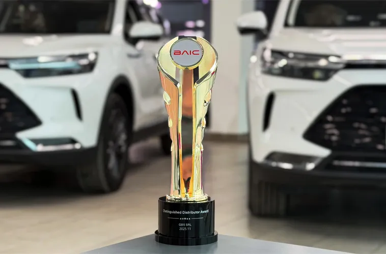 GBS признана лучшим дистрибьютором BAIC