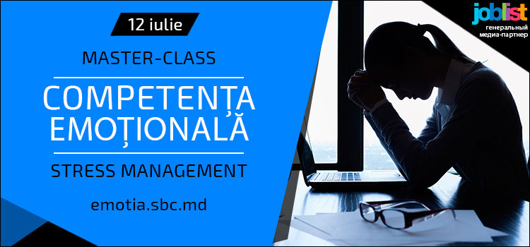 SBCorganizează un nou master-class: Competența emoțională. Stress management ®