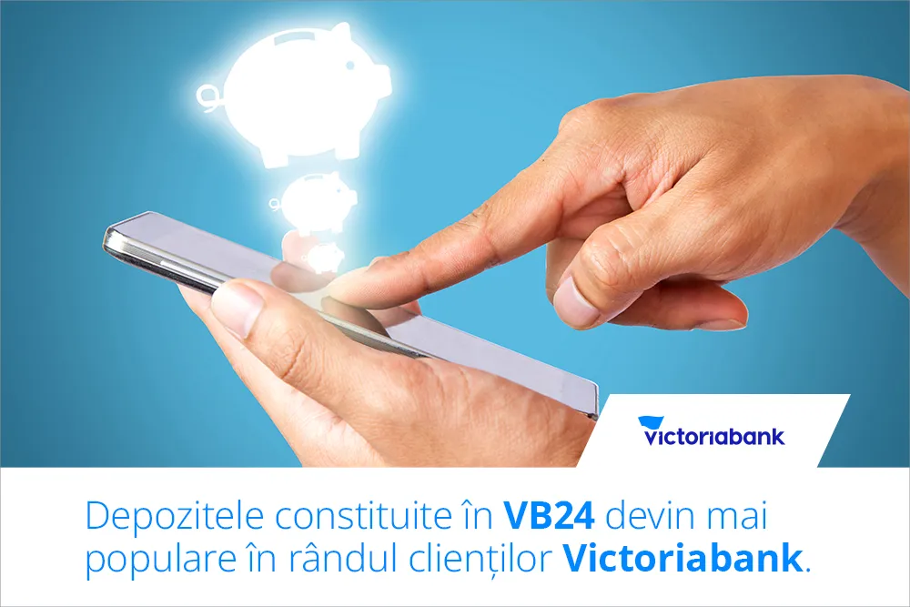 Victoriabank: Объем вкладов, сделанных онлайн, превысил объем вкладов, открытых в кассах банка