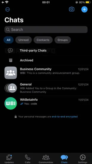 Из WhatsApp можно будет писать в Telegram и другие мессенджеры