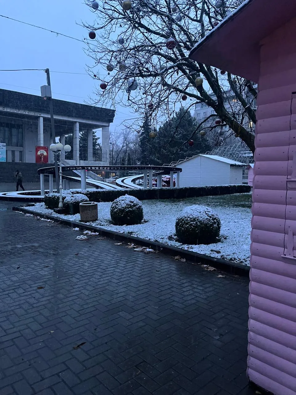 În Moldova a căzut prima zăpadă