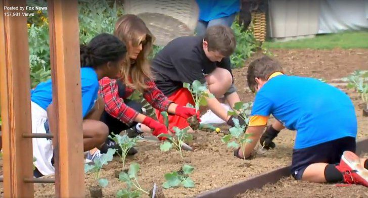Ipostaza neobişnuită în care a fost surprinsă Melania Trump