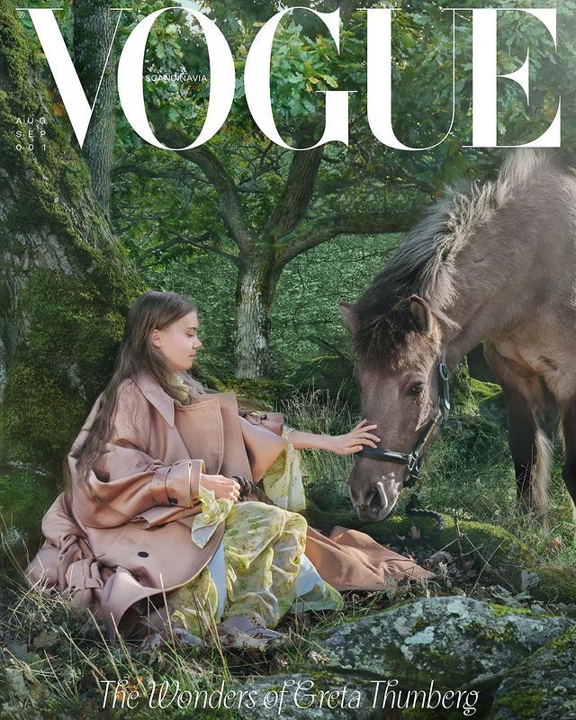 Грета Тунберг снялась для обложки первого номера Vogue Scandinavia