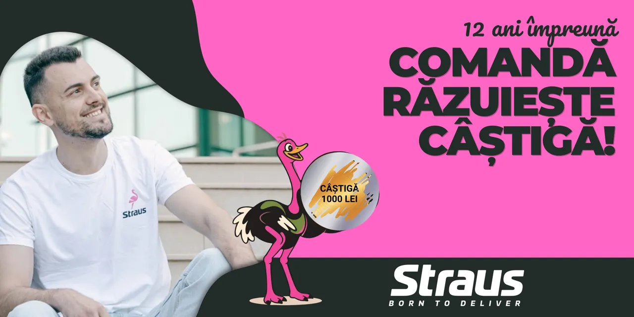 Straus împlinește 12 ani și transformă fiecare livrare într-o surpriză