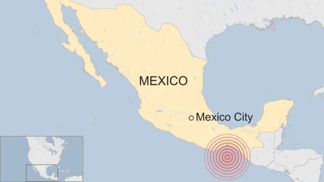 Cutremur de 8,1 grade lângă Mexic: Alertă de tsunami. Imagini din timpul seismului
