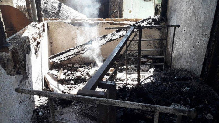 В Хынчештском районе сгорел жилой дом