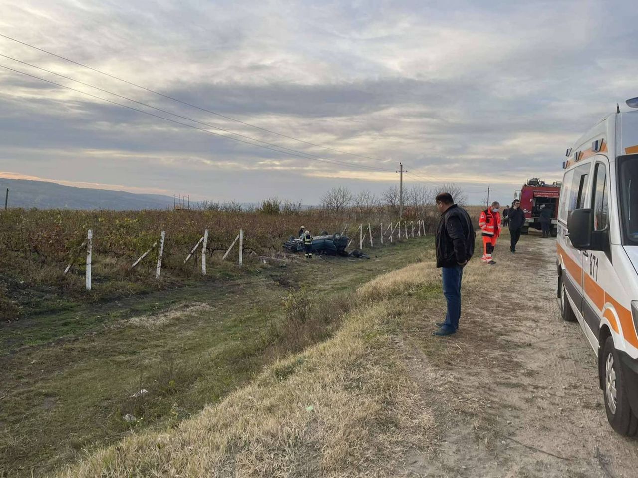 Пьяный водитель чудом выжил в ДТП на трассе Кишинёв - Страшены