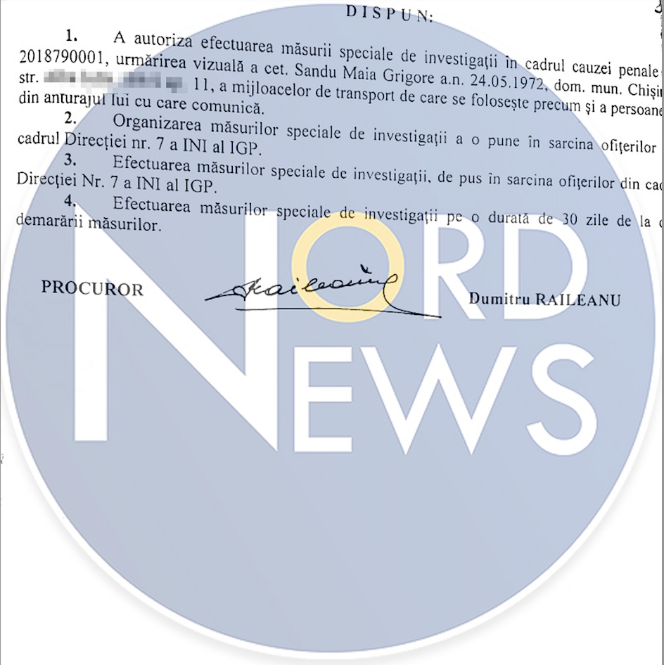 СМИ: Прокурор Думитру Рэйляну в 2018 году приказал следить за Майей Санду