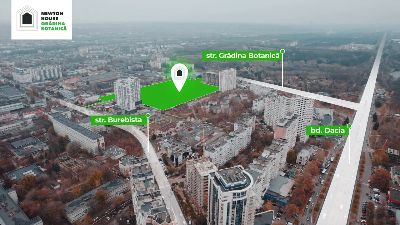 Старт продаж третьей очереди квартир в Newton House Grădina Botanică