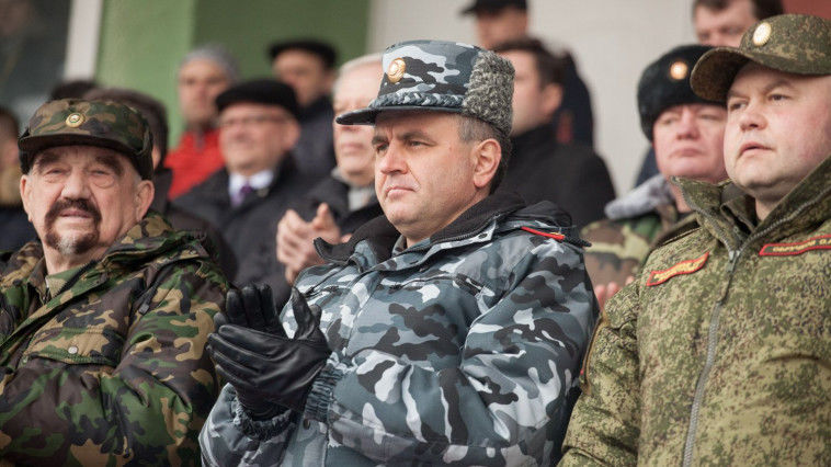 В Тирасполе отметили День защитника Отечества, Смирнов вновь появился на публике