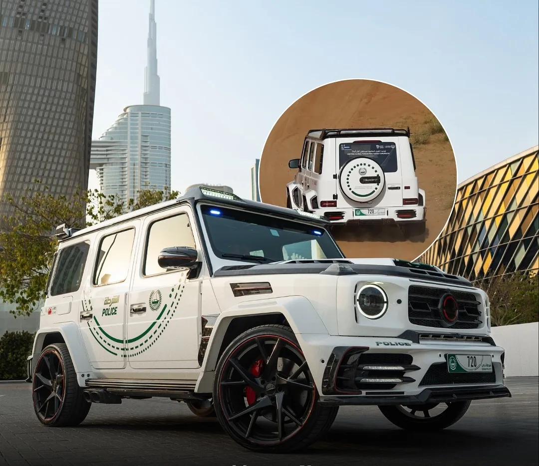 В Дубае патрульная полиция пересела на Rolls-Royce и 720-сильный "Гелендваген"