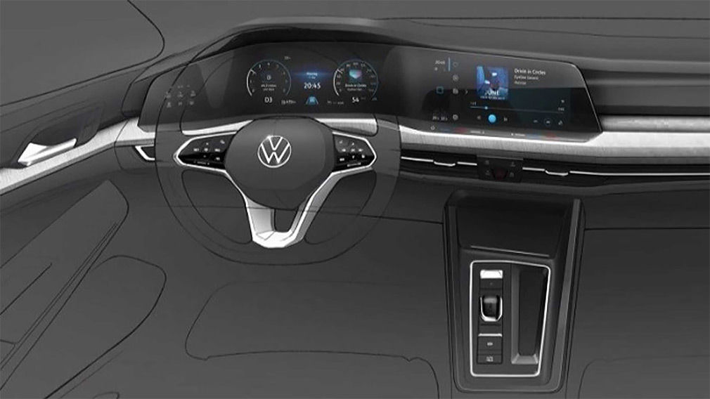 Volkswagen показал, как будет выглядеть новый Golf