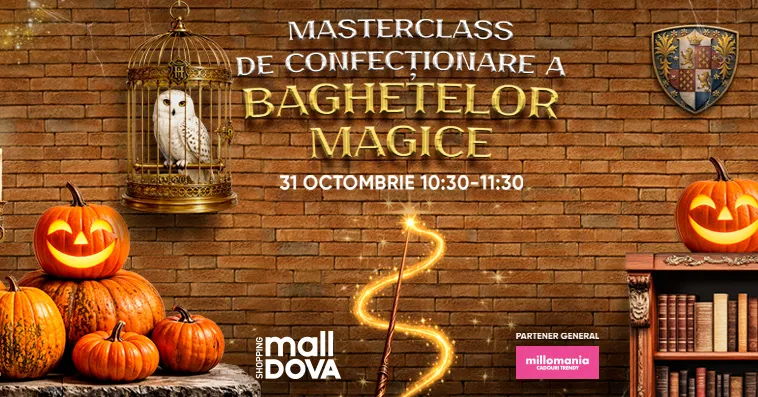 Magic Halloween: ne vedem pe 31 octombrie la Shopping MallDova