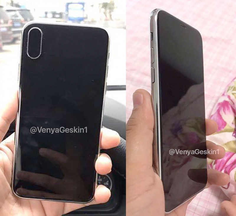 Опубликованы фотографии макета iPhone 8