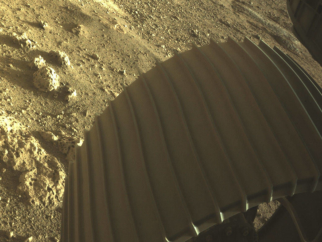 NASA опубликовало первые цветные фото с Марса
