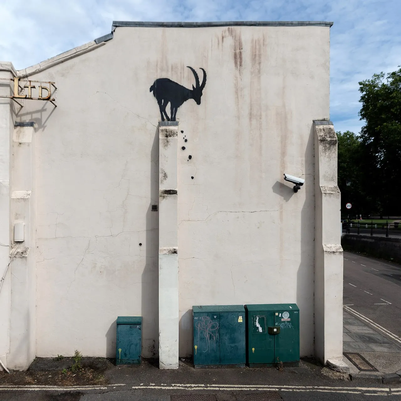 O nouă lucrare a artistului anonim Banksy a apărut la Londra