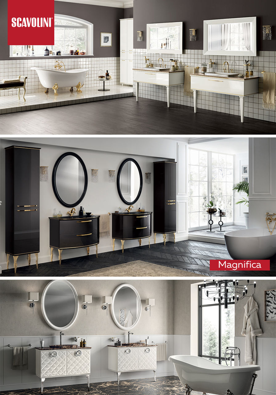 Scavolini: Ванные комнаты-  инновации и оригинальность