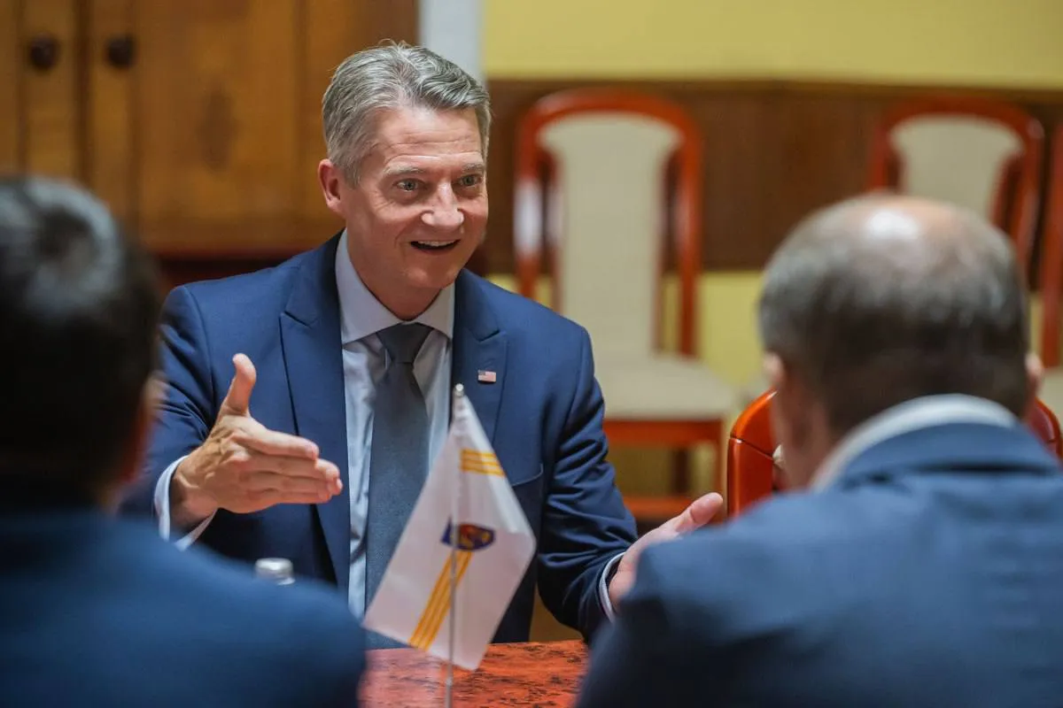 Ion Ceban a avut o întâlnire de lucru cu Kevin Covert