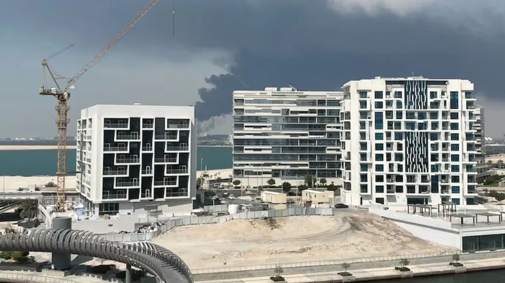 Un incendiu puternic a cuprins parcul acvatic Yas Waterworld din Abu Dhabi