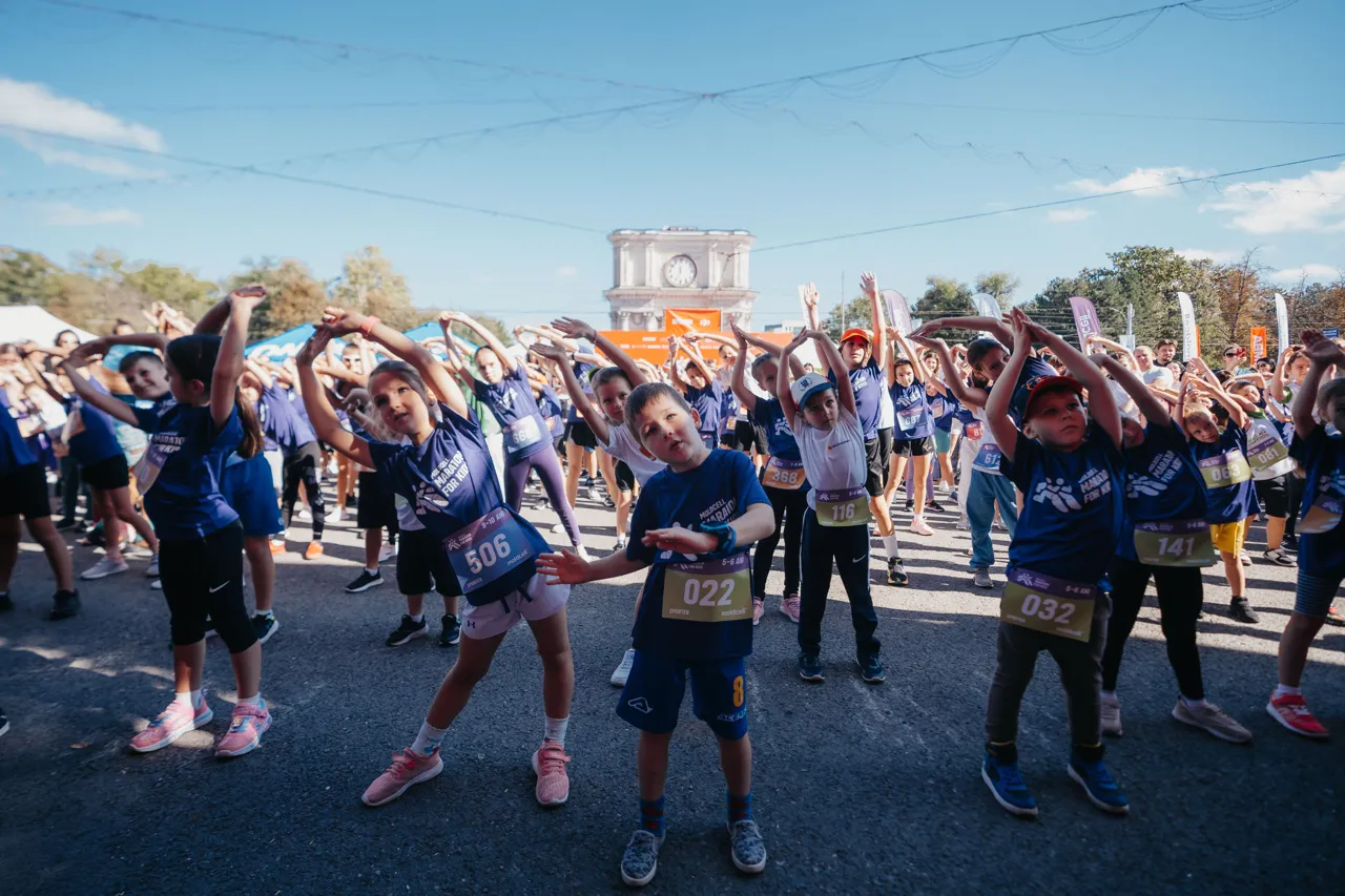 В центре Кишинева прошел Kids Marathon