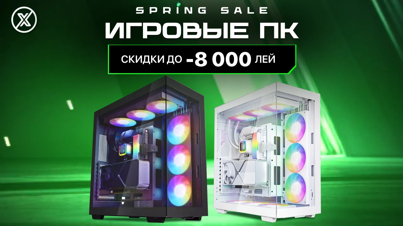 Xstore.md: Игровые ПК со скидкой до 8000 леев