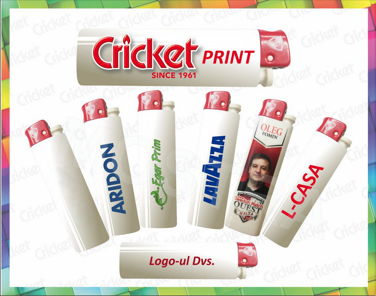 L-Casa: Размещение рекламы на зажигалках Cricket ®