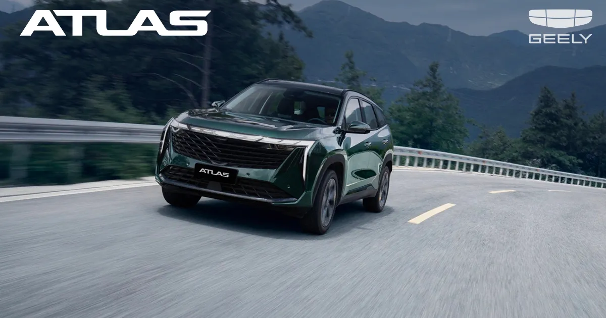 Geely Atlas – удовольствие без границ за 26 880 $