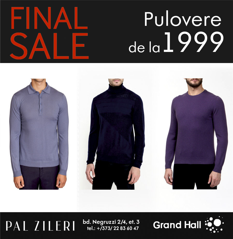 Pal Zileri: Reduceri finale de lux pentru toate colecțiile ®