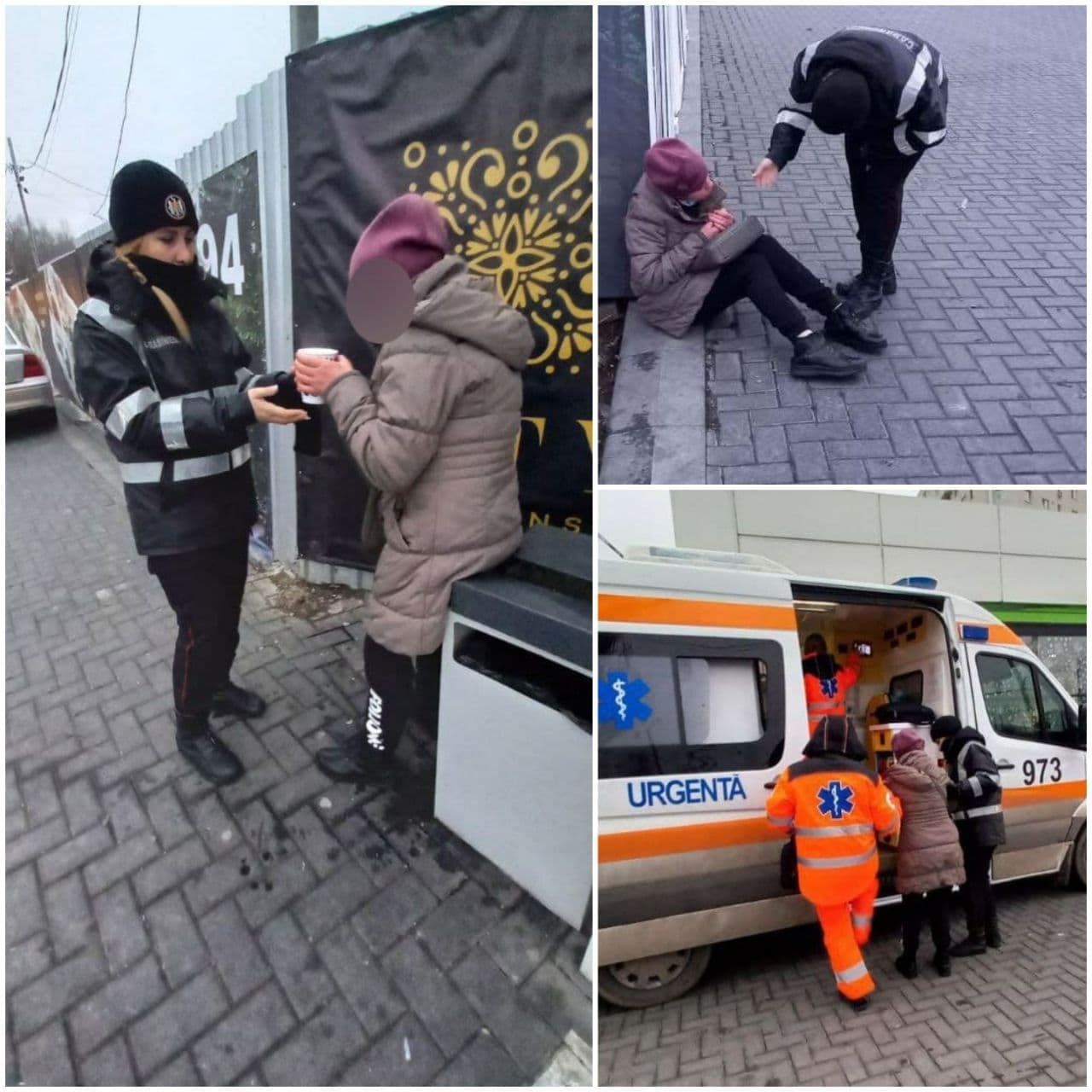 На Рышкановке карабинеры помогли женщине, которой стало плохо