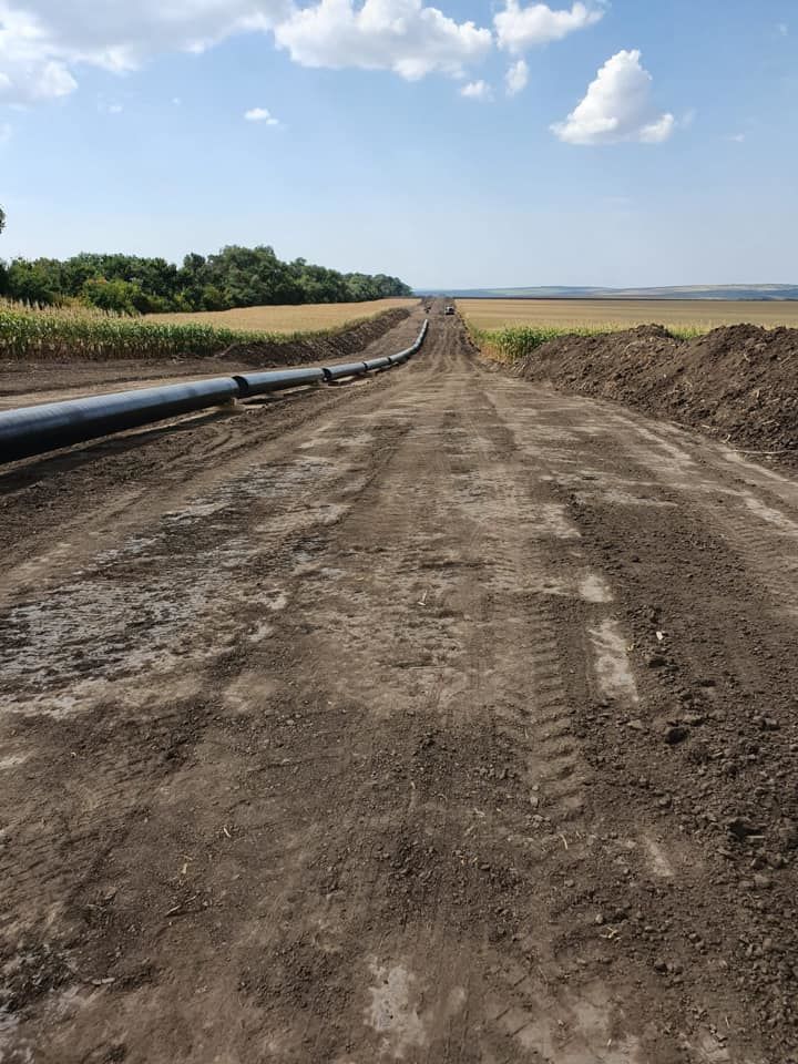 Строительство газопровода Унгень-Кишинэу продолжается