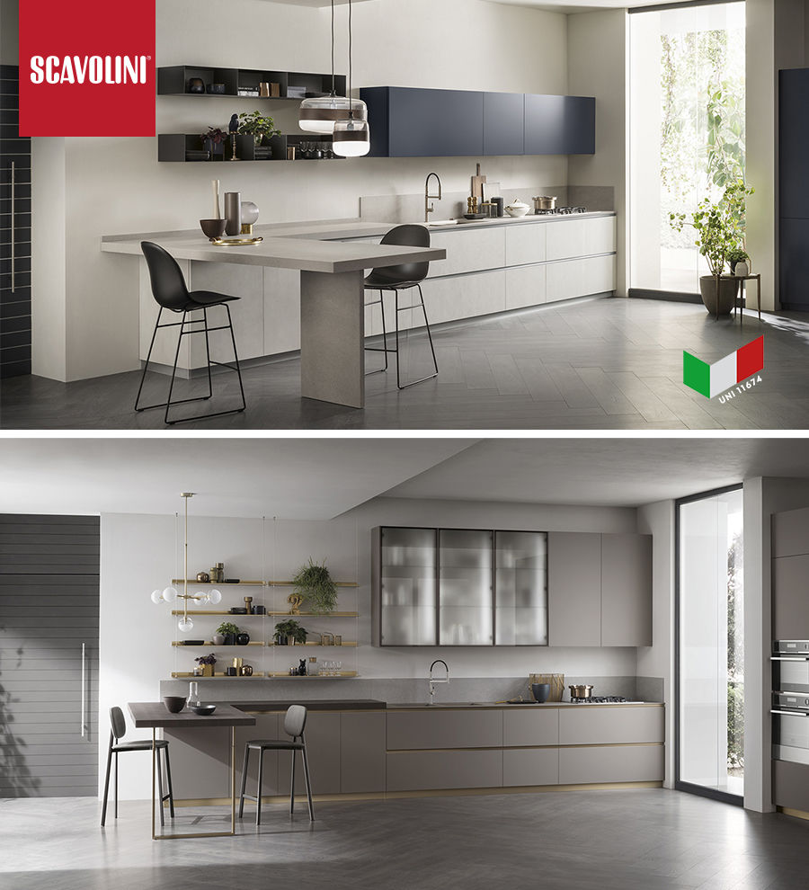 Scavolini: Практичные кухни и блестящий креатив