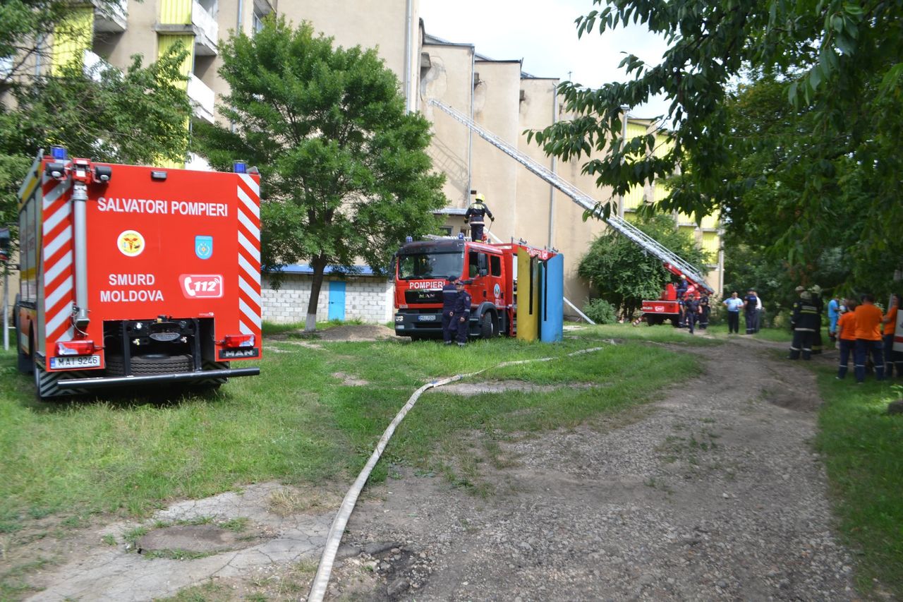 ГИЧС провел учения в детской больнице Бельц