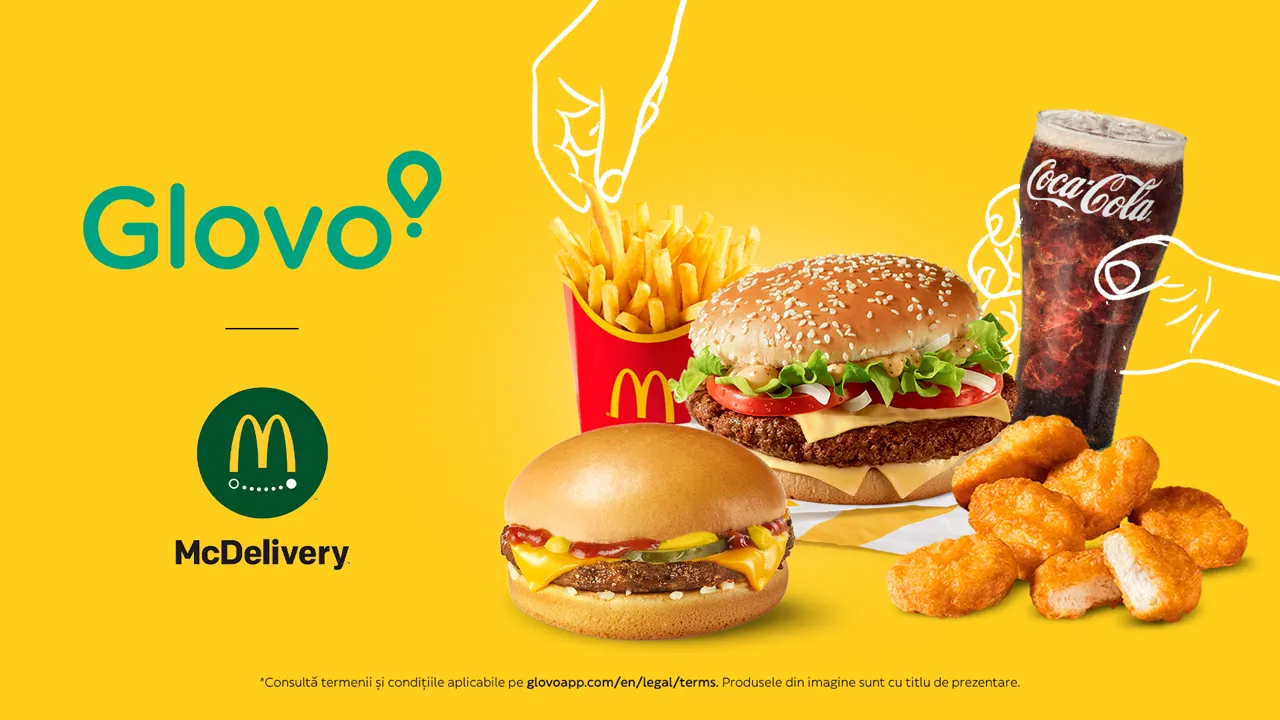 McDonald's теперь доступен в приложении Glovo уже и в Бельцах