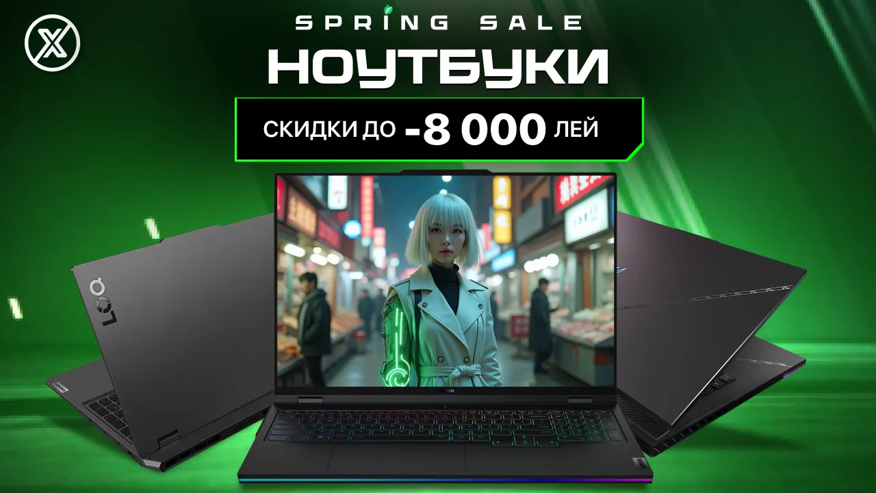 Xstore.md:  Весна вдохновляет – скидки на ноутбуки до 8000 леев