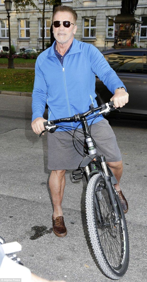 Actorul Arnold Schwarzenegger, arestat in Germania pentru ca se plimba cu bicicleta intr-o gara
