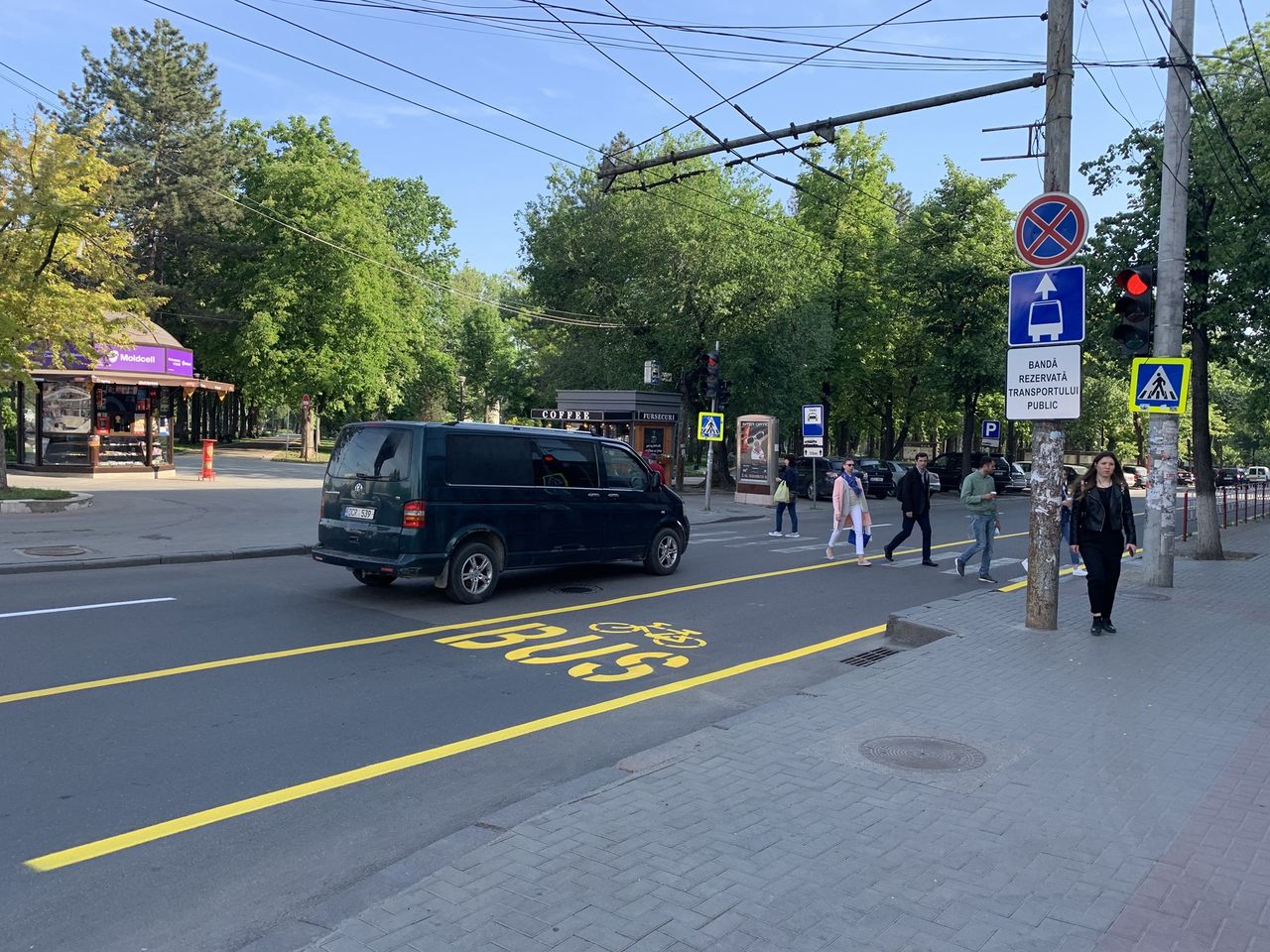 В столице появилась выделенная полоса для общественного транспорта