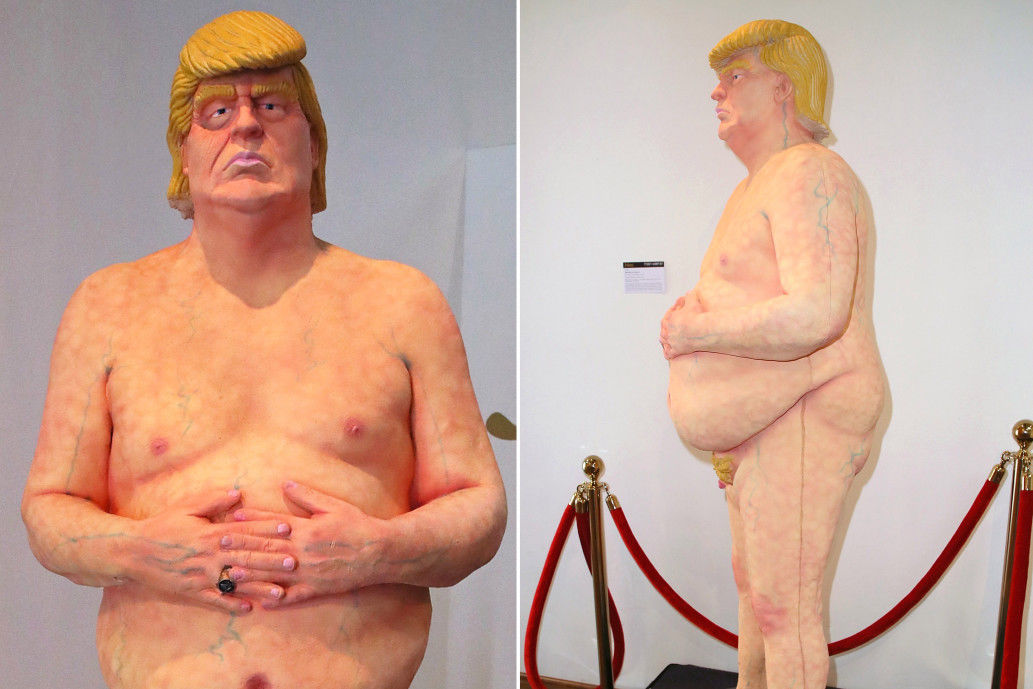 Статую голого Трампа продали с аукциона за $28 тысяч