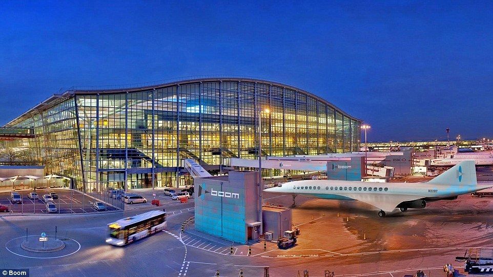 В США представили прототип сверхзвукового лайнера