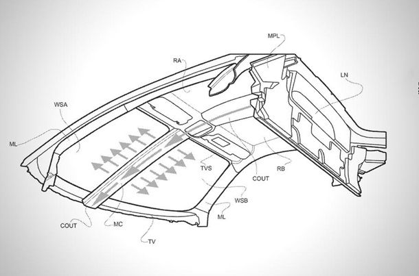Ferrari хочет разделить лобовое стекло надвое