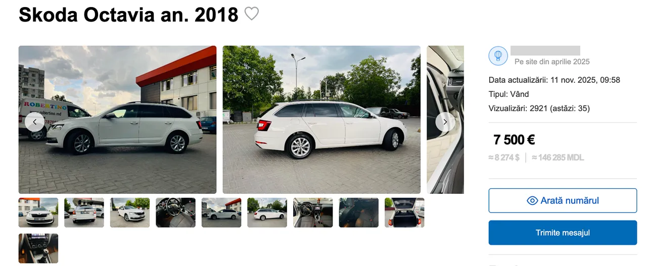 Taxi și livrare: Ce modele de mașini aleg șoferii din Moldova