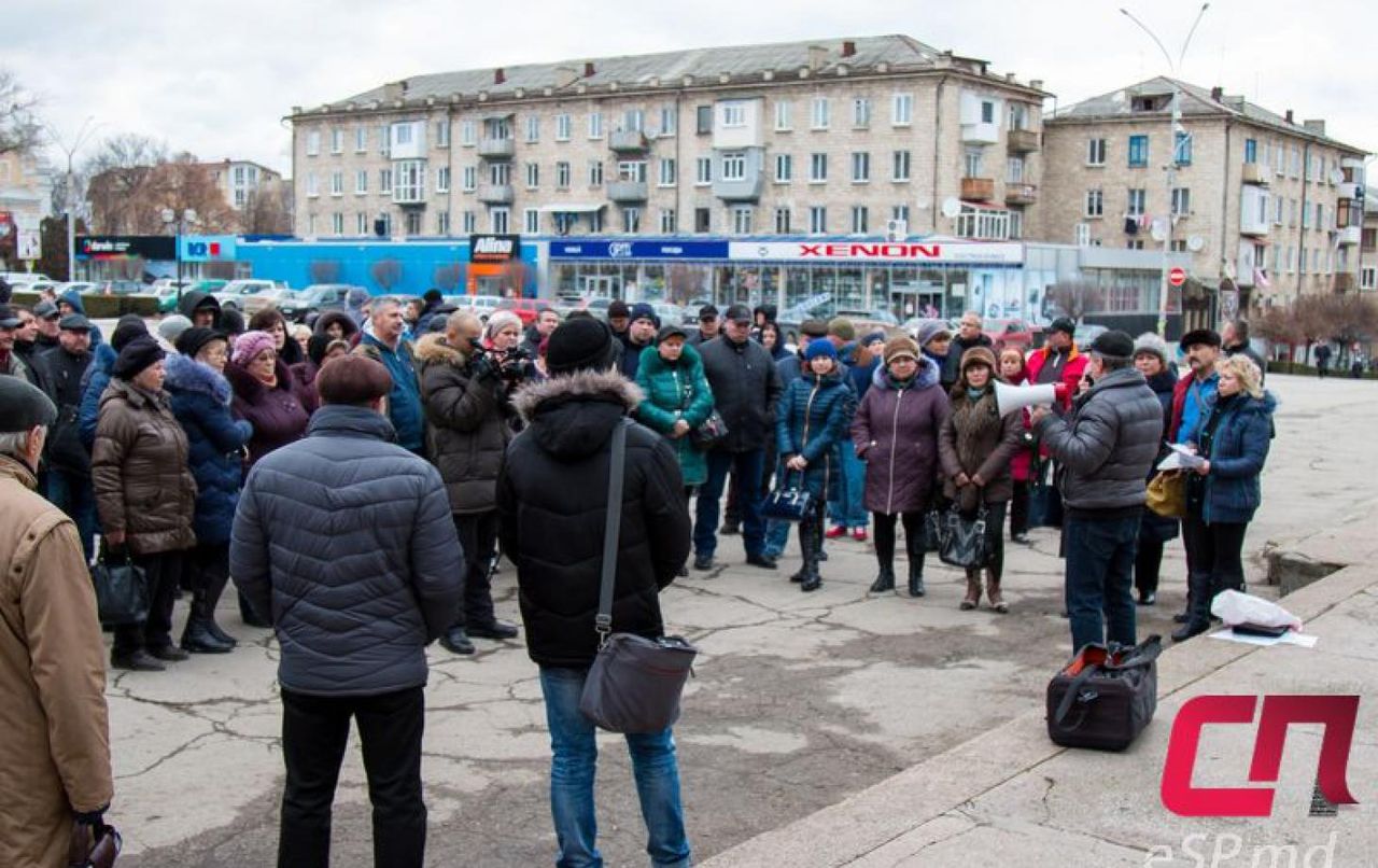 В Бельцах митинг патентообладателей перерос в политическое противостояние
