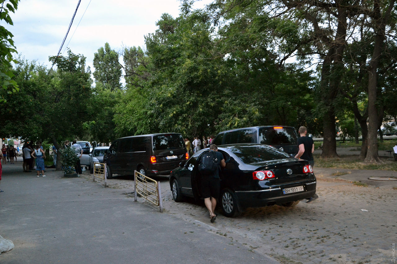 Погоня СБУ в Одессе: члены банды были на авто с молдавскими номерами