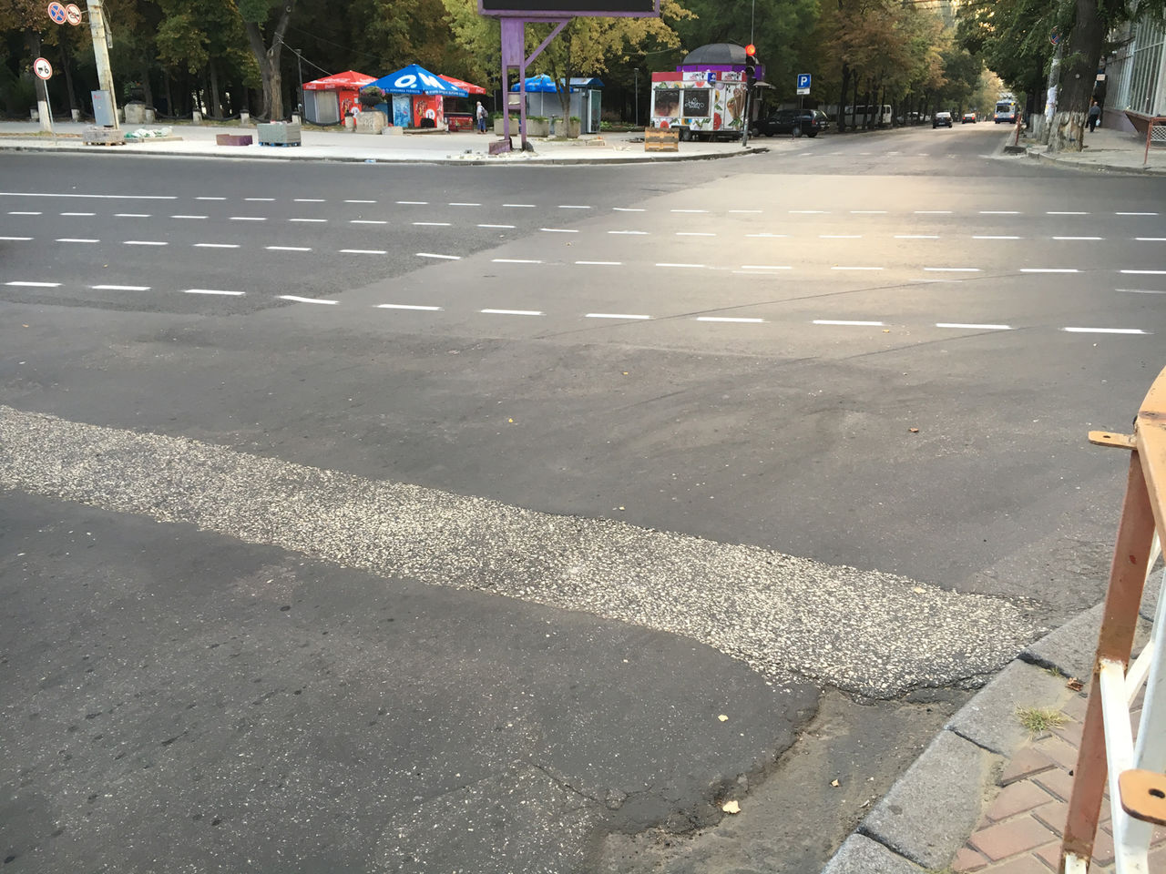 Горожане шокированы кривой разметкой в центре Кишинева