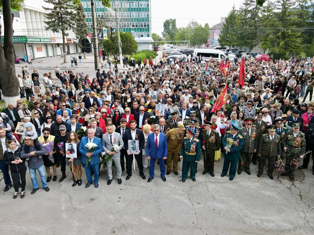 В Бельцах проходит Марш в честь Дня Победы