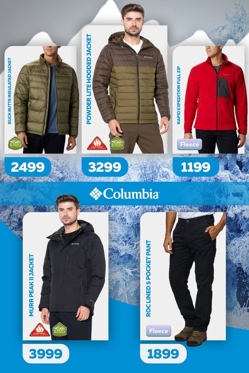 Sportlandia: Новая зимняя коллекция Columbia 2021