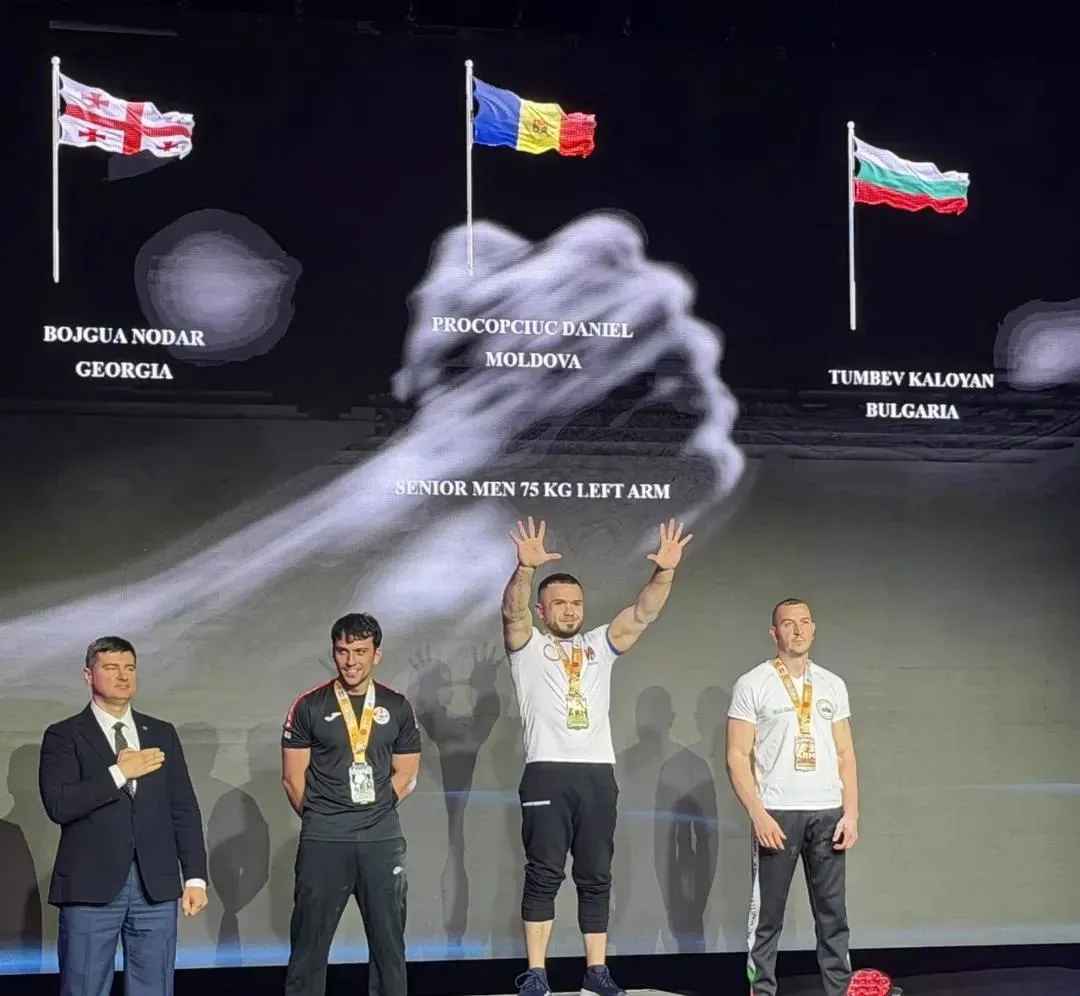 Даниел Прокопчук стал чемпионом Европы по армрестлингу