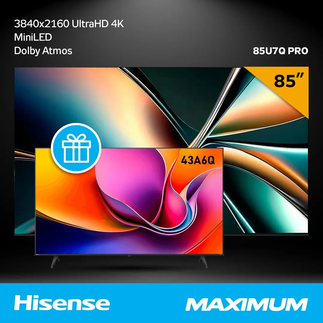 Maximum: Купи один телевизор Hisense - второй получи в подарок